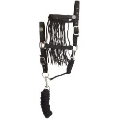 Halter Imperial Riding With Fly Fringe Black