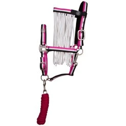 Halter Imperial Riding With Fly Fringe Pink