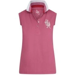 Imperial Riding Polo Shirt Frenzie Sleeveless Violet Rose M