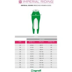 Imperial Riding Breeches El Capone Full Grip Iron 27 Imperial Riding Breeches El Capone Full Grip Iron -Equestrian sports ir maattabel rijbroeken imperialriding women.a23faa 3