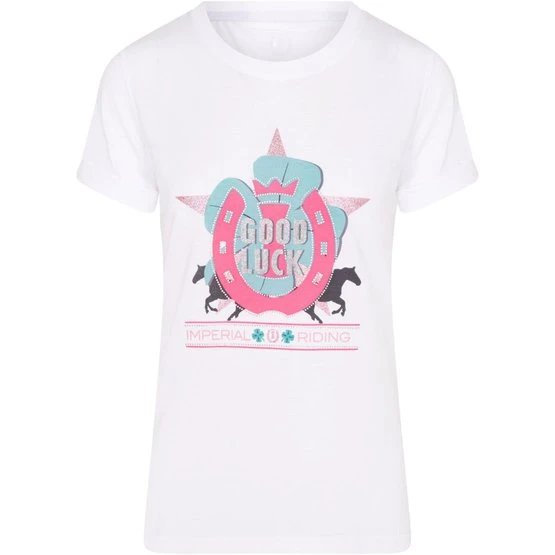 Imperial Riding T-shirt IRHGood Luck Kids White 116 3 Imperial Riding T-shirt IRHGood Luck Kids White 116
