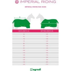 Imperial Riding Outdoor Rug Super-dry 300g Black 215 -Equestrian sports maattabel rugsizes imperialriding.ad780b 4